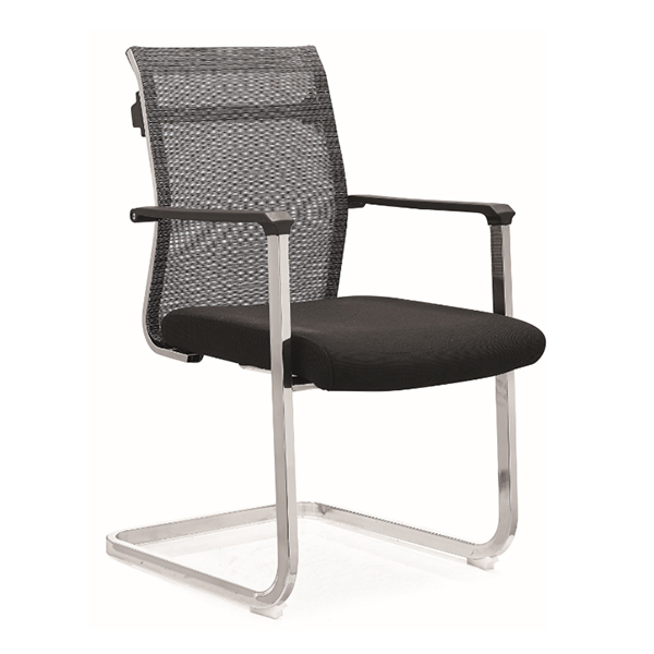 p44448网布弓形椅 会议椅